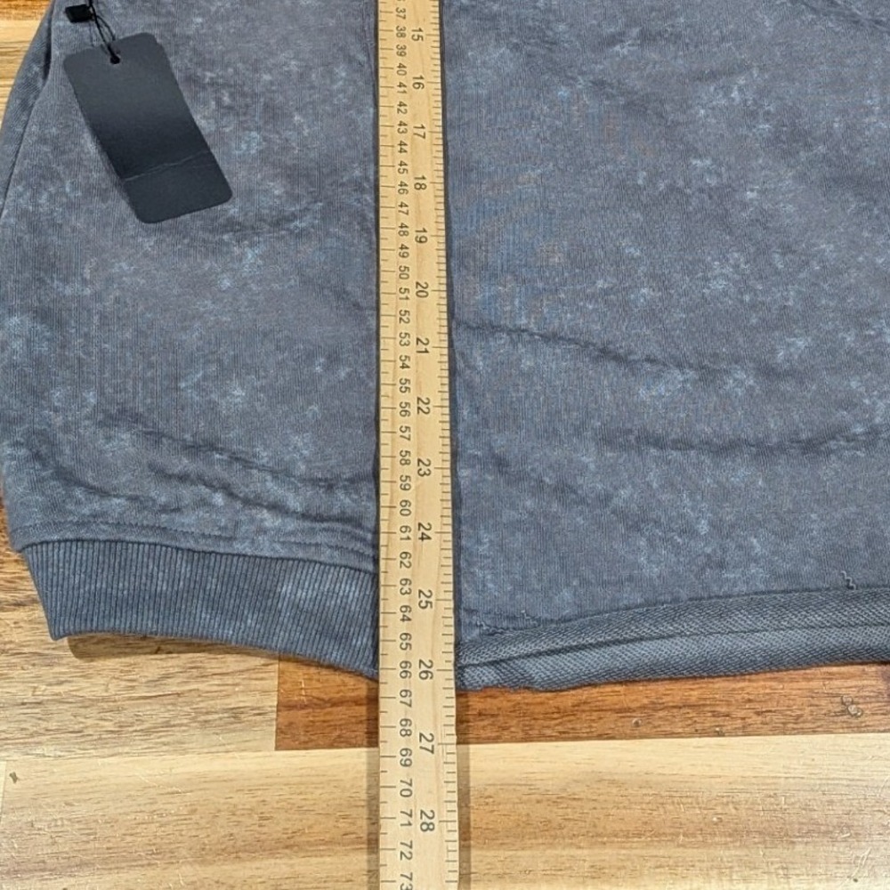 NWT Womens Gray Mineral Wash Open Back Sweatshirt M Twist Back Athleisure Boho‎ - Picture 8 of 9
